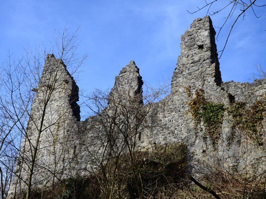 Die Ruine Neuburg, die im Mittelalter eine wichtige strategische Bedeutung  hatte, kann beim Tag des Denkmals besichtigt werden.