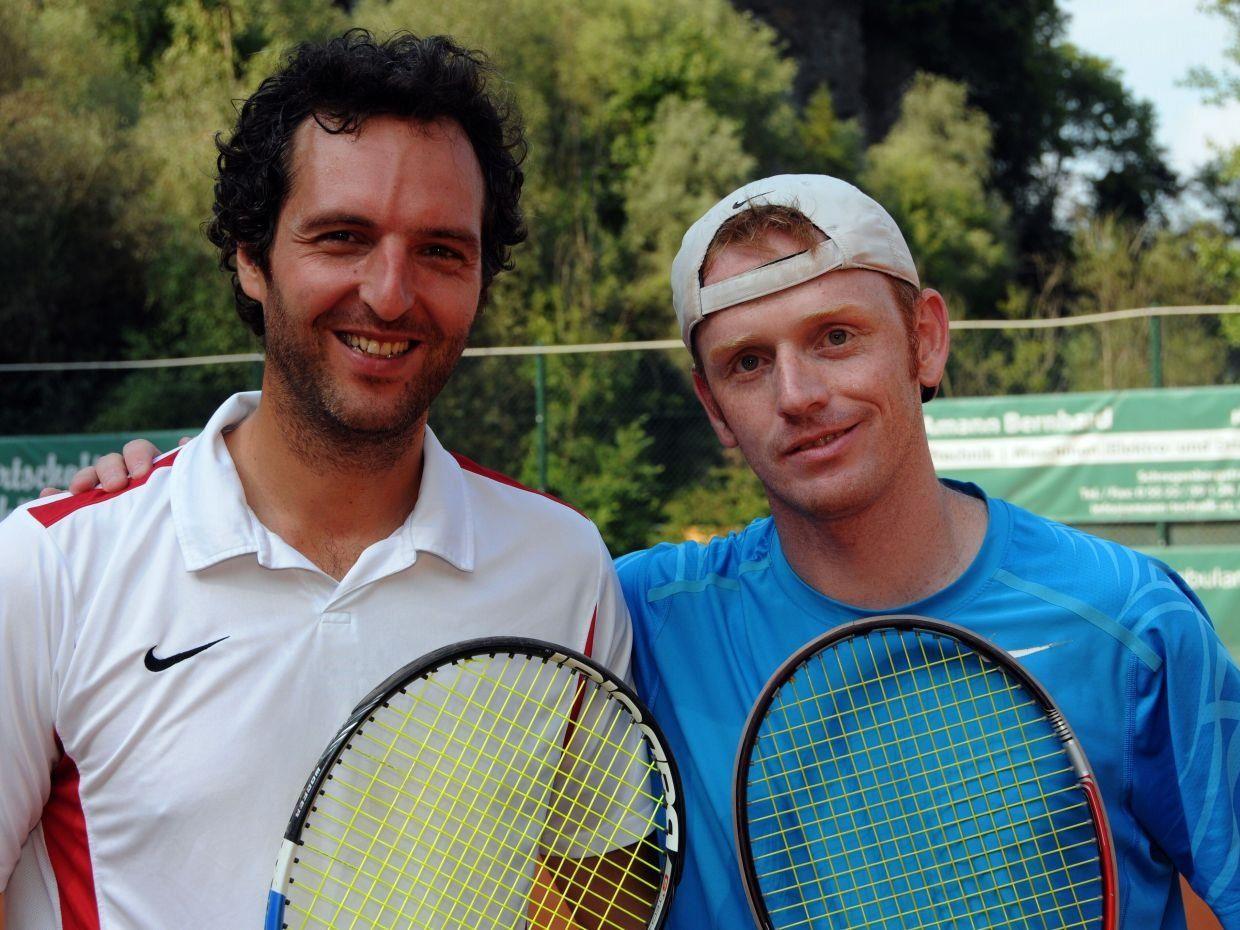Die Finalisten Herren 35+ Marte Bernhard und Birnbaumer Christoph Die Finalisten Herren 35+ Marte Bernhard und Birnbaumer Christoph