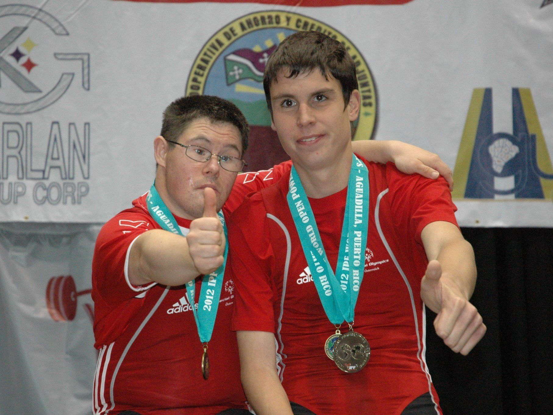 Andreas Burtscher und Nicolai Naglic vertreten Österreich derzeit bei den Spielen in Orlando. Andreas Burtscher und Nicolai Naglic vertreten Österreich derzeit bei den Spielen in Orlando.