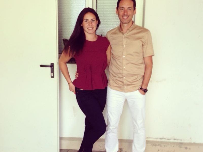 Vater und Tochter vereint: SW Bregenz-Erfolgscoach Mladen Posavec mit Tochter Veronika. Vater und Tochter vereint: SW Bregenz-Erfolgscoach Mladen Posavec mit Tochter Veronika.