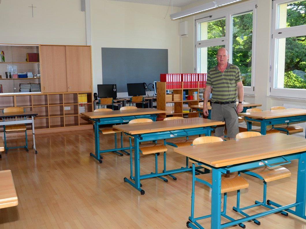 Unter der Bauleitung von Schulwart Reinhard Häusle wurden auch diesen Sommer zwei Klassenzimmer saniert.