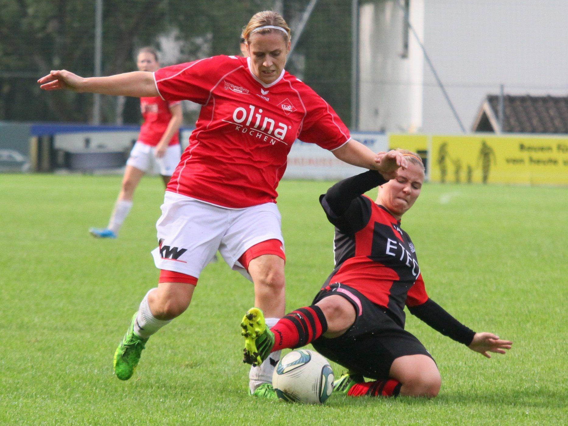 Rankweiler Ladies verloren im ÖFB Cup Achtelfinale trotz drei Treffern gegen Kleinmünchen.