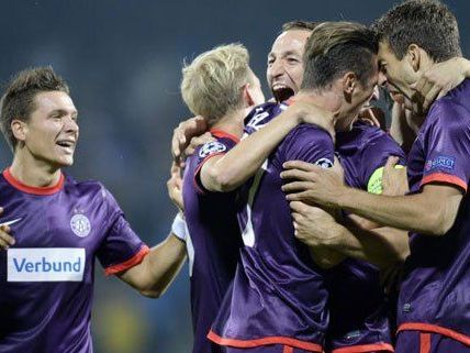 Die Wiener Austria will auch in der Champions League überraschen. Die Wiener Austria will auch in der Champions League überraschen.
