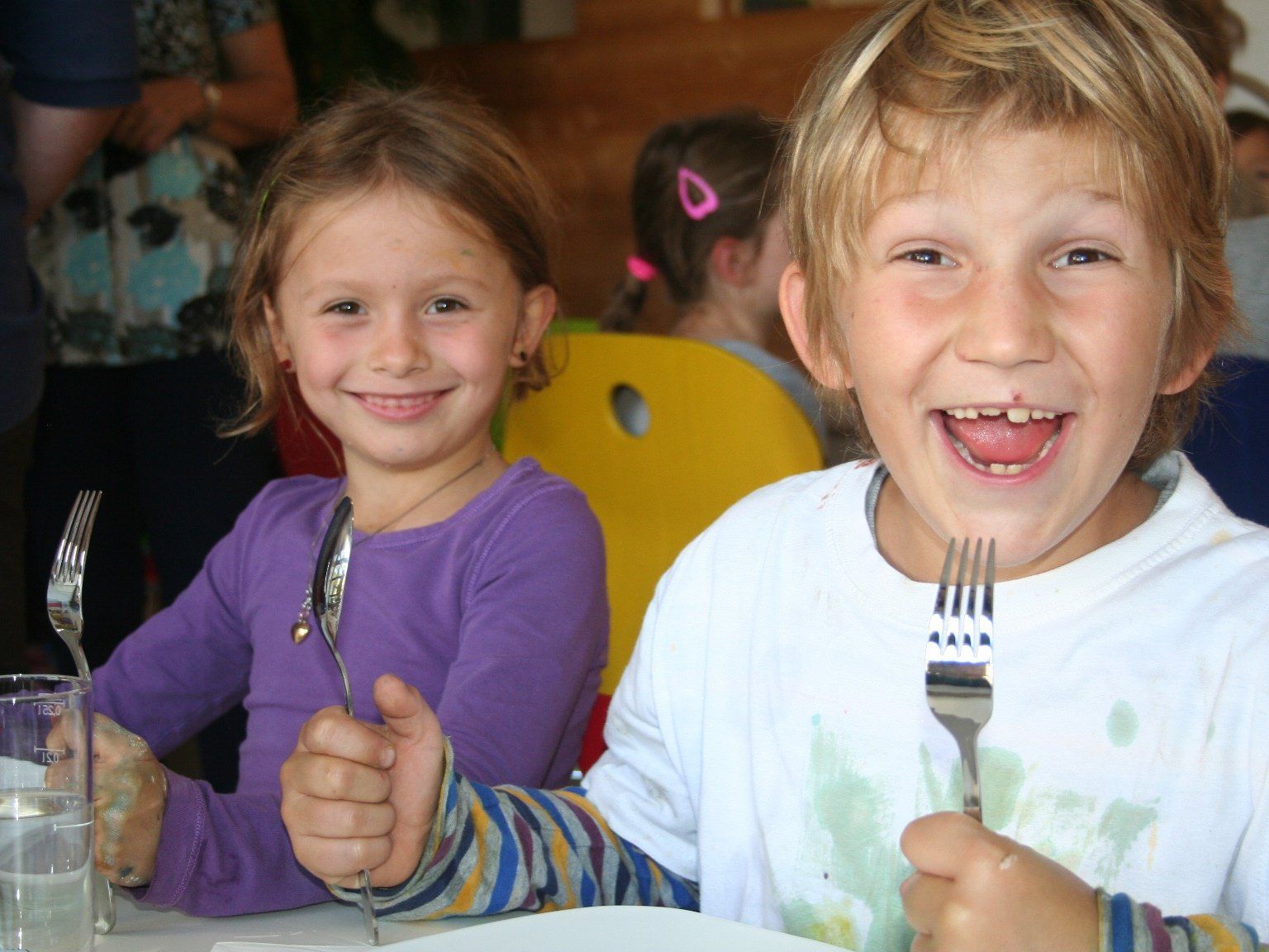 In der Volksschule Fellengatter hat die Marktgemeinde Frastanz einen Raum für die Mittagsbetreuung geschaffen. In der Volksschule Fellengatter hat die Marktgemeinde Frastanz einen Raum für die Mittagsbetreuung geschaffen.