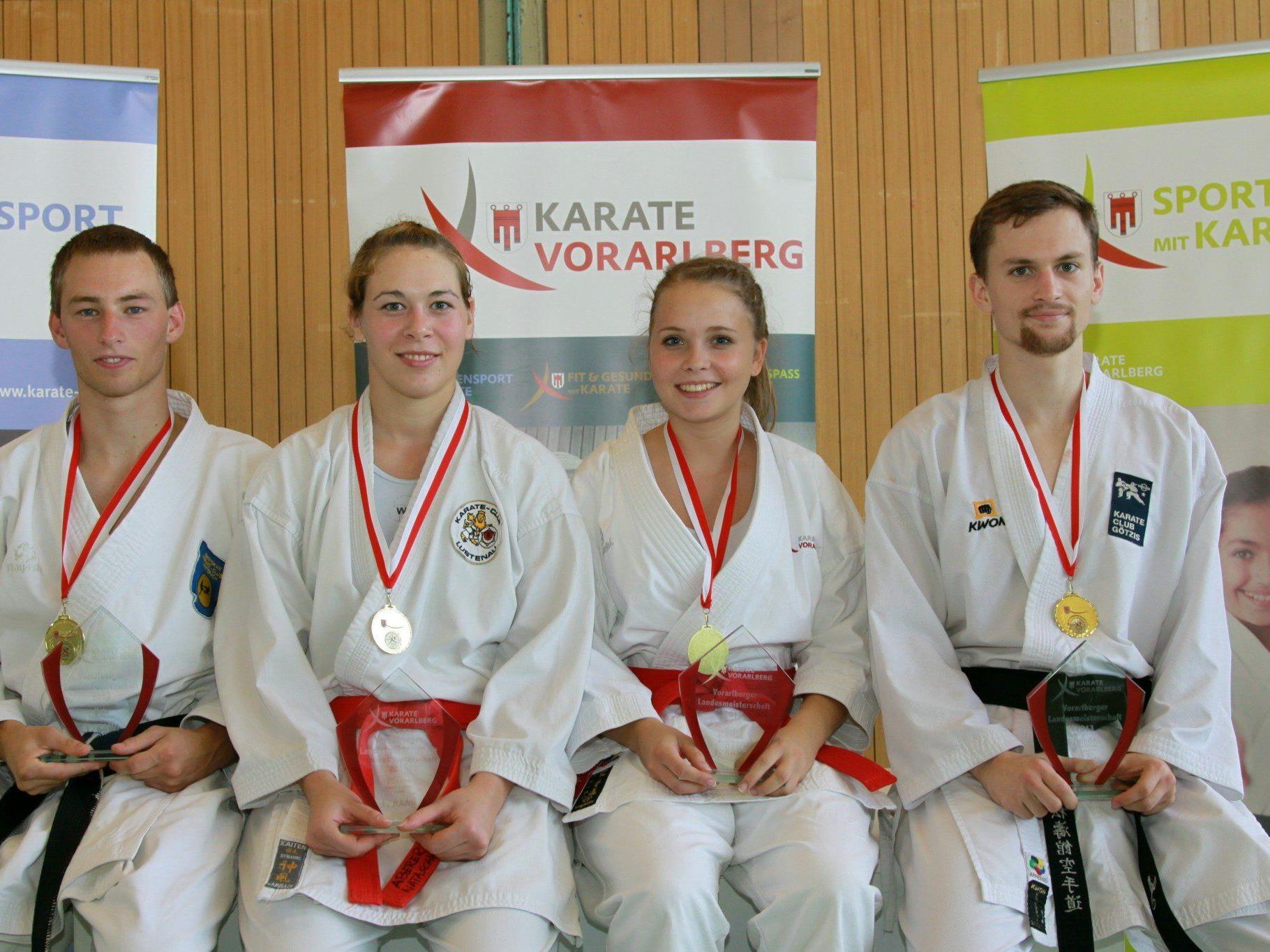 Drei neue Landesmeister brachten die landesweiten Titelkämpfe im Karate.