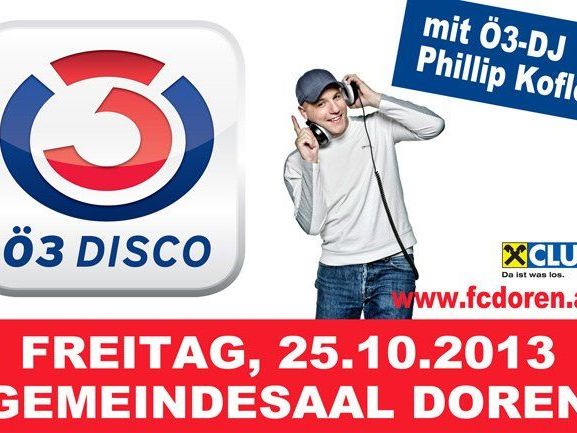 Ö3-Star-DJ Phillip Kofler im Gemeindesaal! Ö3-Star-DJ Phillip Kofler im Gemeindesaal!
