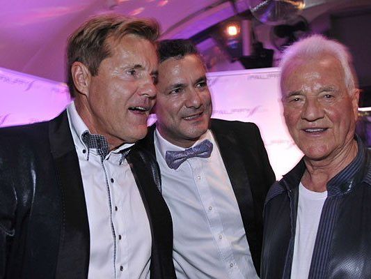 Dieter Bohlen (l.) und Frank Stronach (r.) gemeinsam im Club Palffy