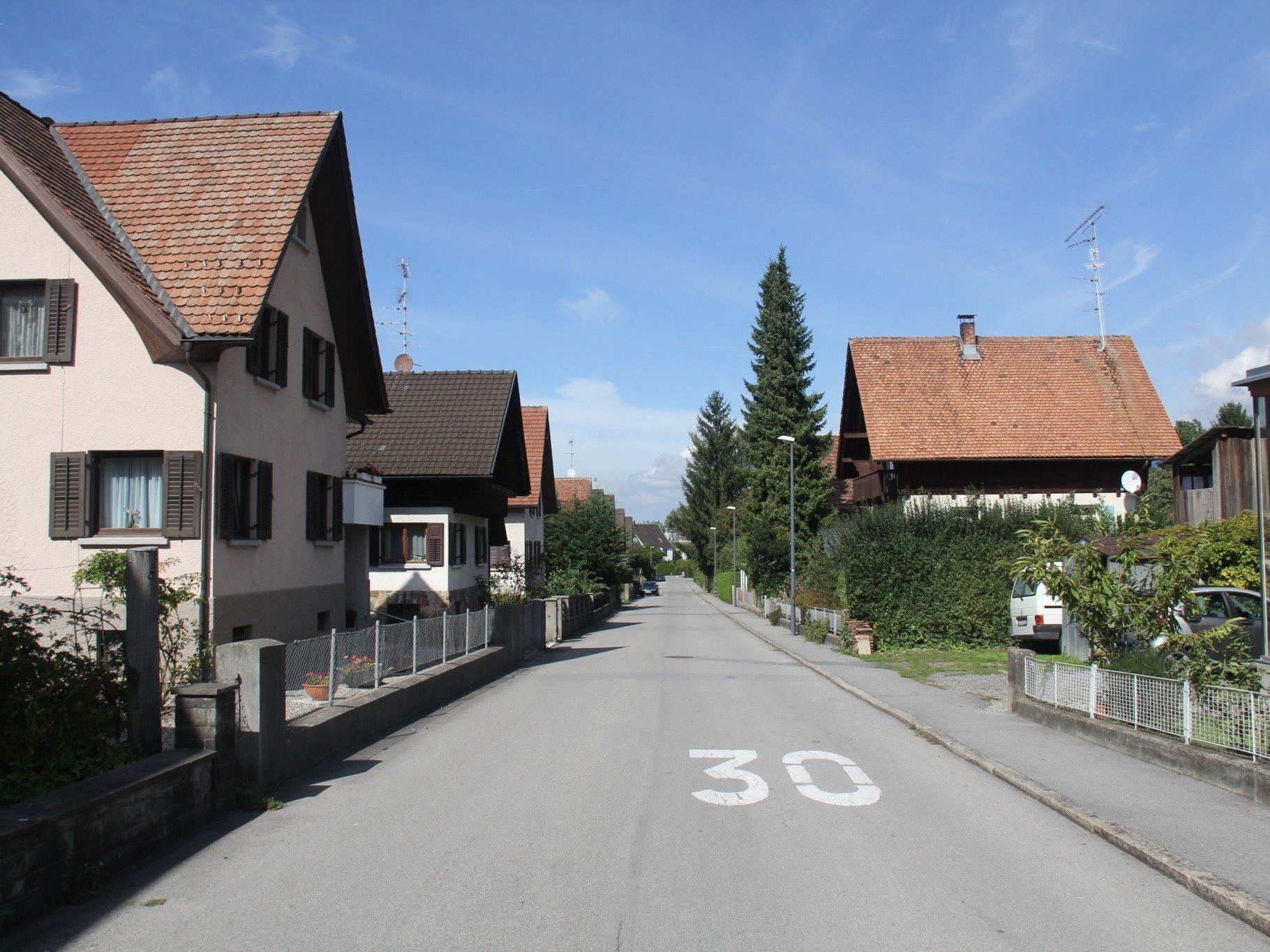 VOL.AT stellt die Straßen in Vorarlberg in einer großen Serie vor.  Im Bild die Dr.-Ölz-Straße.
