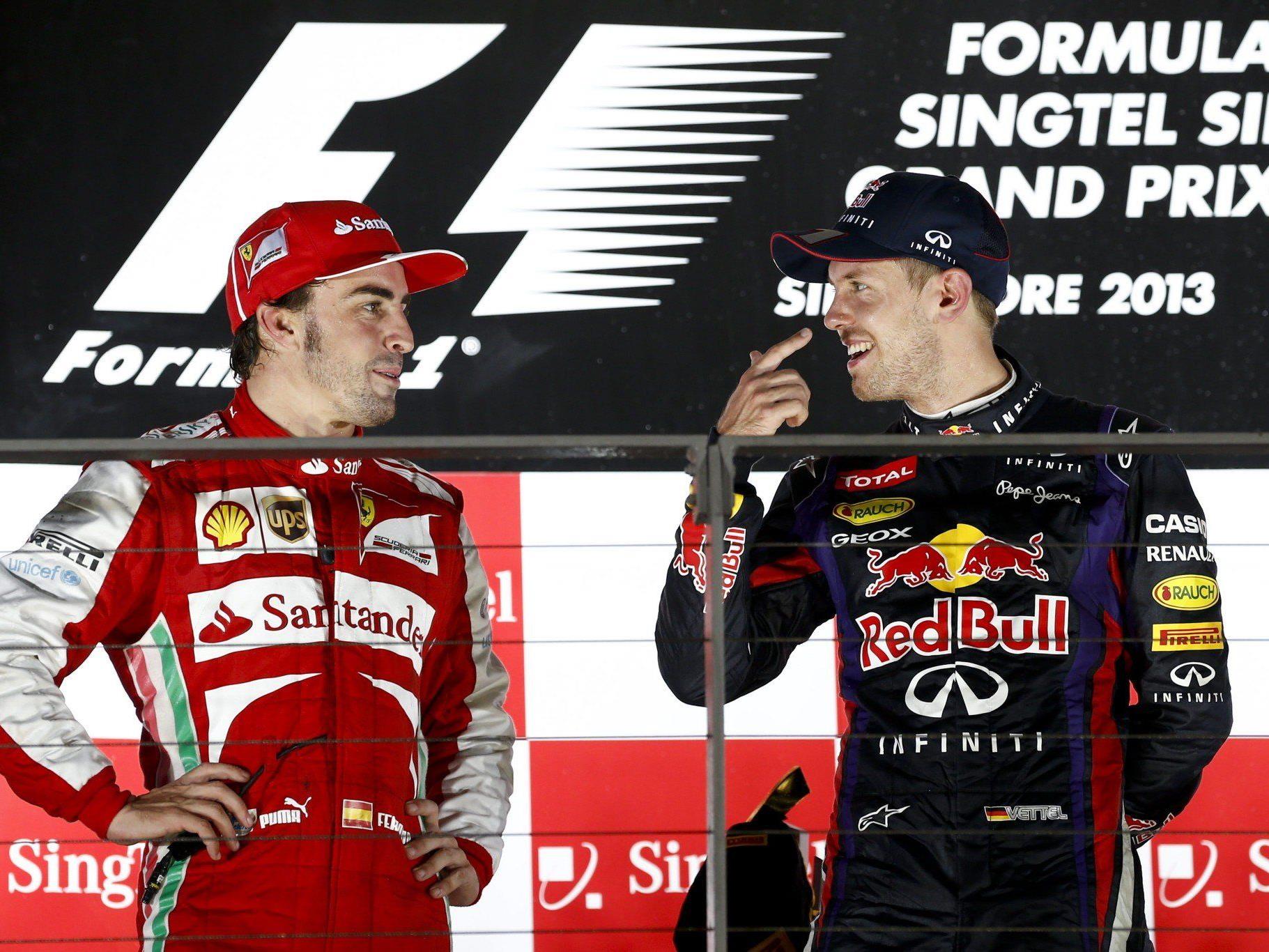 Für Hamilton sind in der kommenden Saison Alonso und Räikkönen die beste Fahrerpaarung.