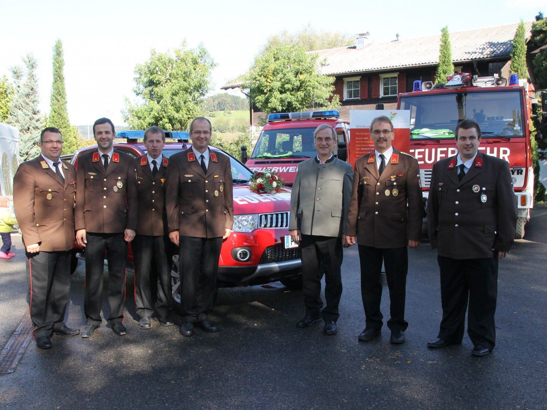 Neues Versorgungsfahrzeug der Ortsfeuerwehr Frastanz Neues Versorgungsfahrzeug der Ortsfeuerwehr Frastanz