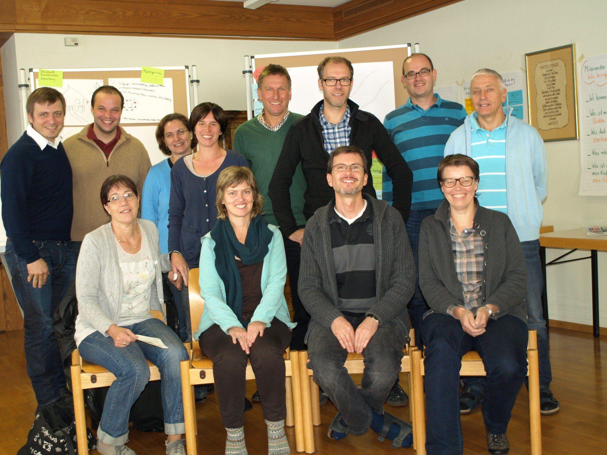 Das Team des PGR mit Pfarrer Christian Stranz.