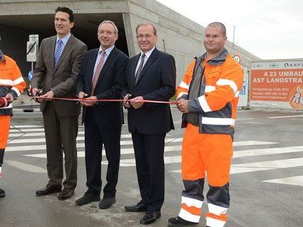 Die Anschlussstelle Landstraßer Gürtel ist fertig. Die Anschlussstelle Landstraßer Gürtel ist fertig.