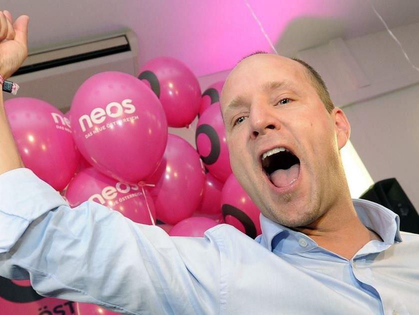 Matthias Strolz und die NEOS waren die Überraschung bei den NR-Wahlen 2013.
