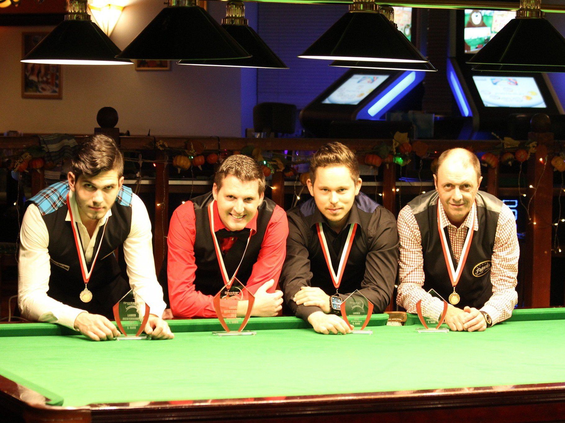 Die neuen Snooker-Landesmeister wurden im Rankweiler Patricks gekürt. Die neuen Snooker-Landesmeister wurden im Rankweiler Patricks gekürt.