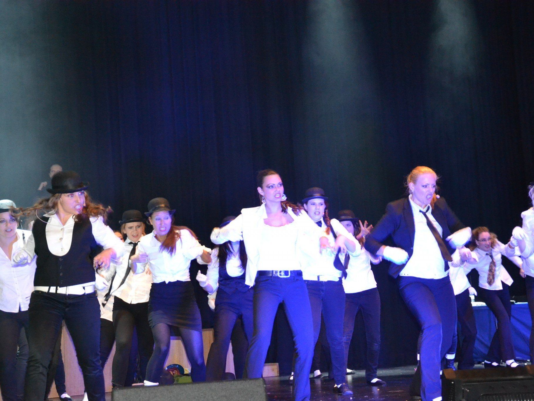 Das WAMCO-Ensemble mit der Performance "Macavitiy" aus dem Musical "Cats" Das WAMCO-Ensemble mit der Performance "Macavitiy" aus dem Musical "Cats"