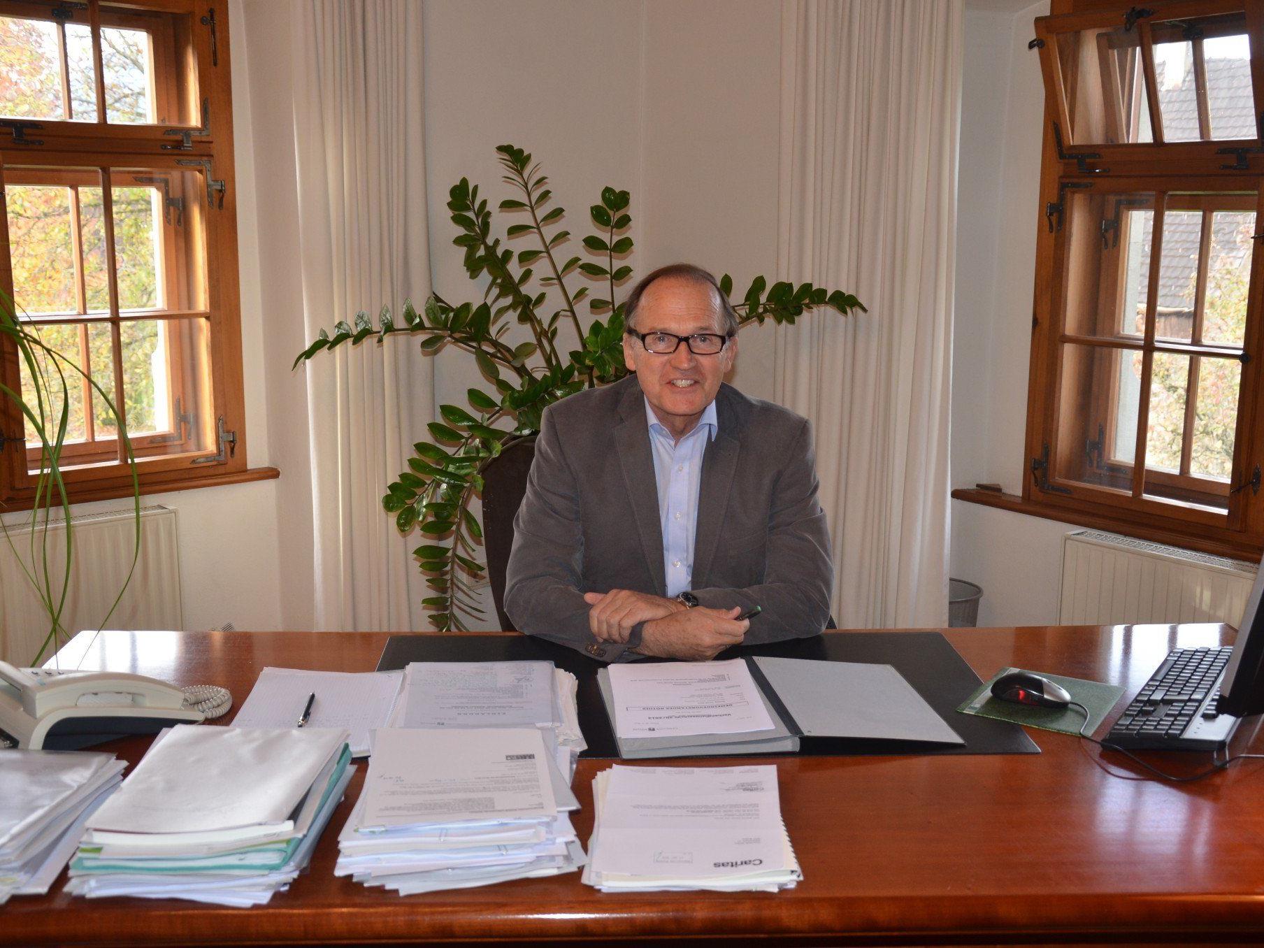 Bürgermeister Norbert Mähr tritt Ende des Jahres von der Politbühne ab.