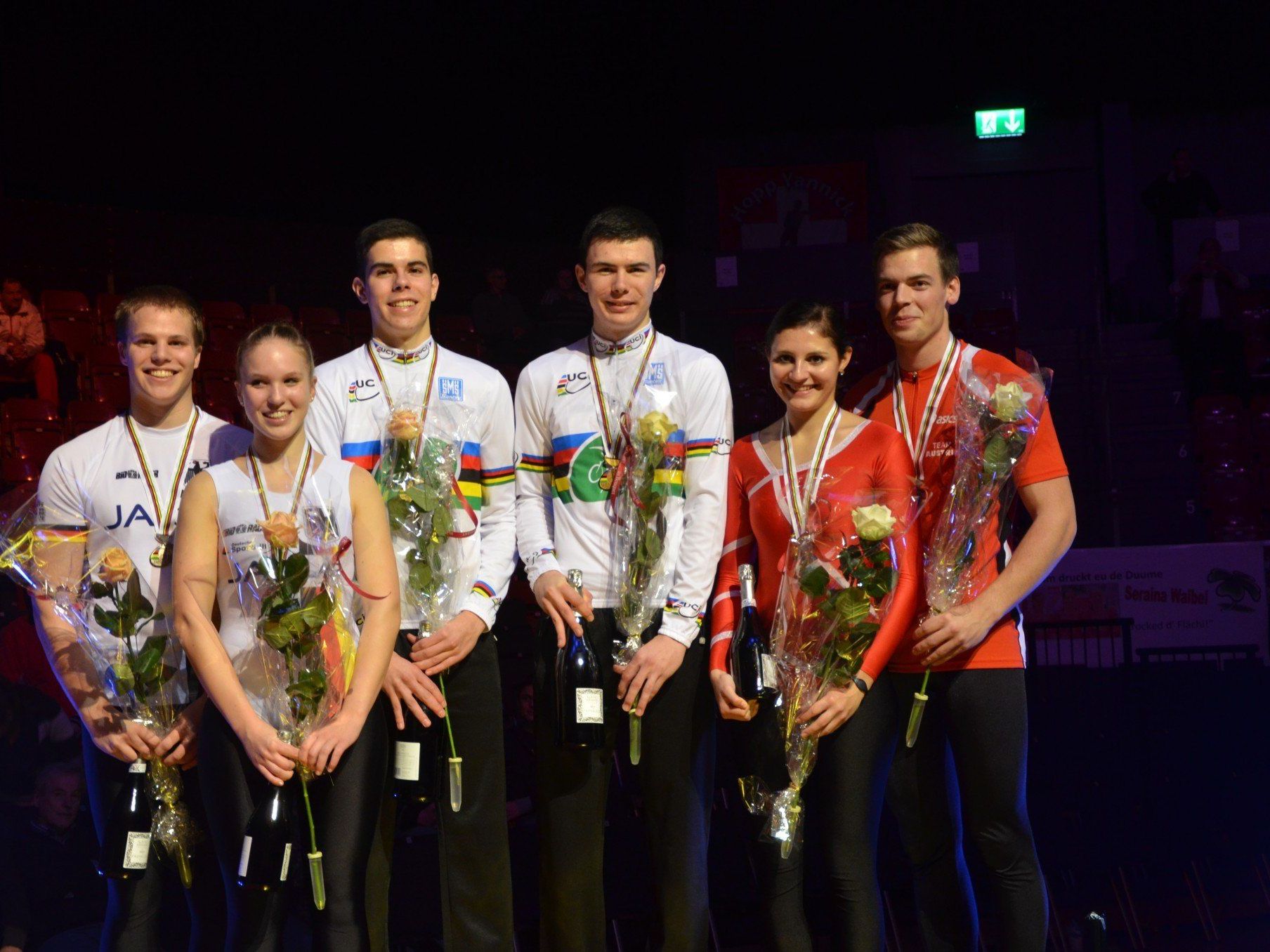 Bronze für das Meininger Duo Adriana Mathis und Fabian Allgäuer.