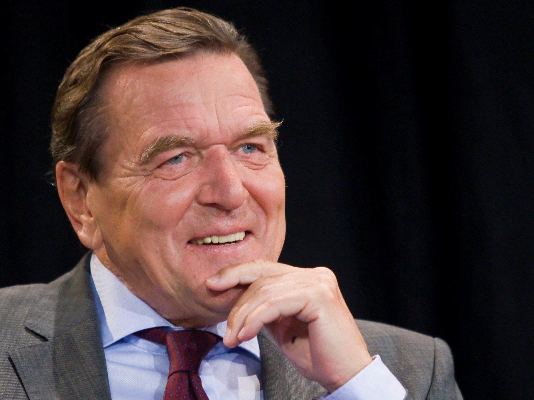 Gerhard Schröder ist der frühere deutsche Bundeskanzler.