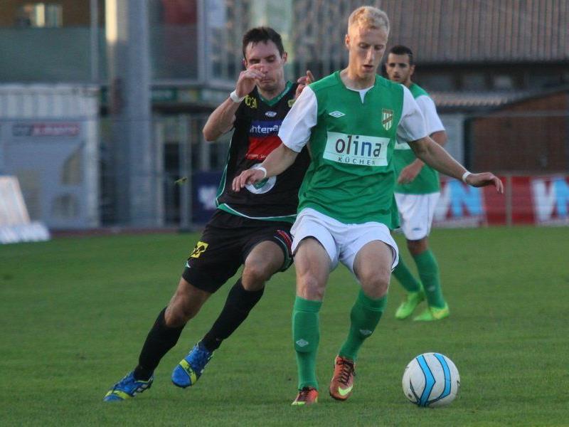 Der Meininger Simon Kühne spielt für das U-21-Team aus Liechtenstein gegen Lettland.