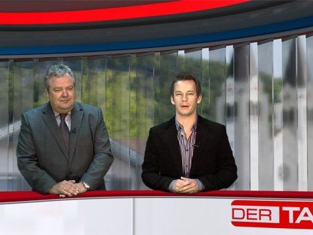 Karl Wutschitz im Ländle TV - DER TAG Studio mit Moderator Philipp Fasser Karl Wutschitz im Ländle TV - DER TAG Studio mit Moderator Philipp Fasser