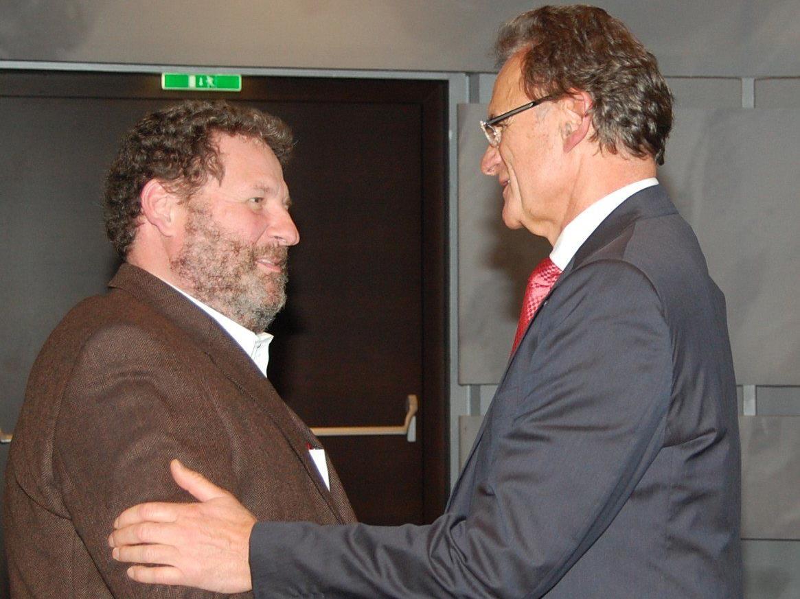 Josef Rupp mit WKV-Präsident Manfred Rein.