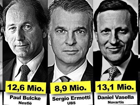Vor allem im Visier der Initiatoren: die Vorstandsgehälter bei Banken und Pharmakonzernen. Vor allem im Visier der Initiatoren: die Vorstandsgehälter bei Banken und Pharmakonzernen.
