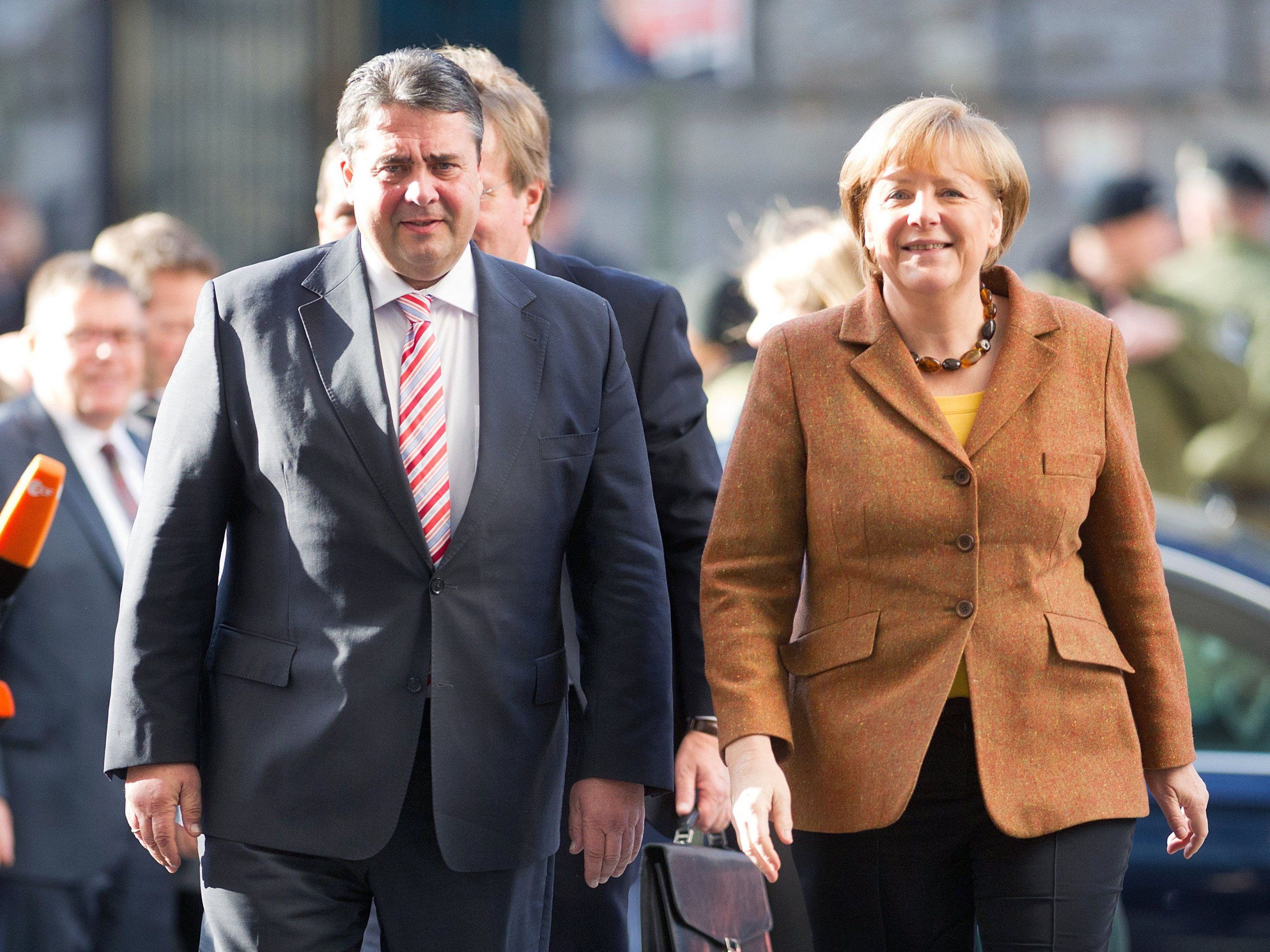 Deutsche Koalitionsverhandlungen: Union/SPD einig, rote Basis am Wort Deutsche Koalitionsverhandlungen: Union/SPD einig, rote Basis am Wort