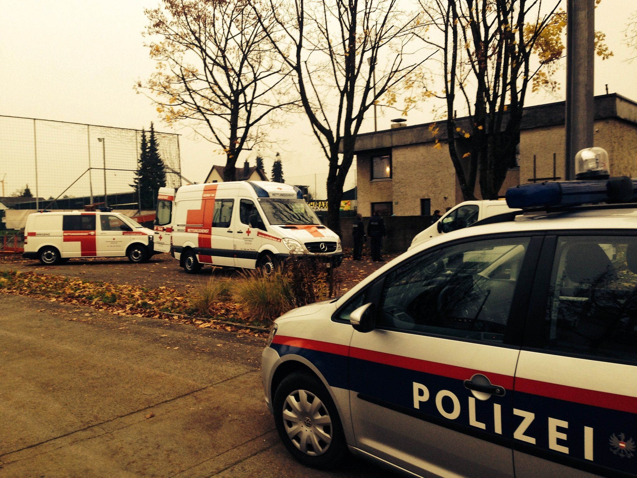 Messerstecherei in Lauterach fordert Verletzten.