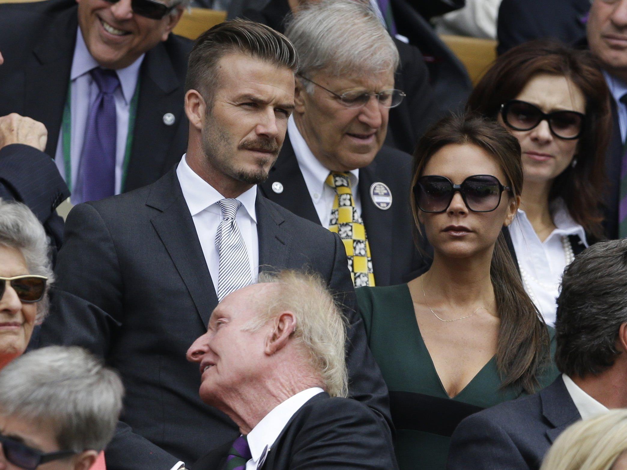 Victoria Beckham mit Ehemann David.