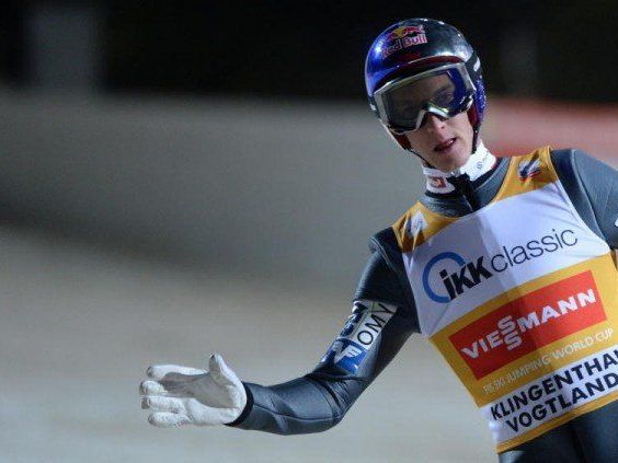 Morgenstern Dritter hinter Deutschem Schierenzauer-Sieg: Halbzeit-Spitzenreiter Kraus. Morgenstern Dritter hinter Deutschem Schierenzauer-Sieg: Halbzeit-Spitzenreiter Kraus.