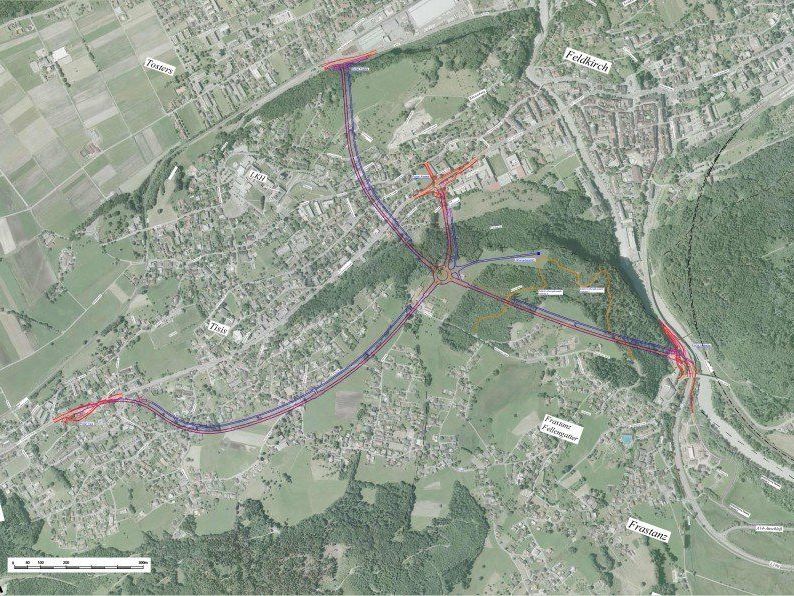 So sieht der aktuelle Plan für den Tunnel aus. So sieht der aktuelle Plan für den Tunnel aus.