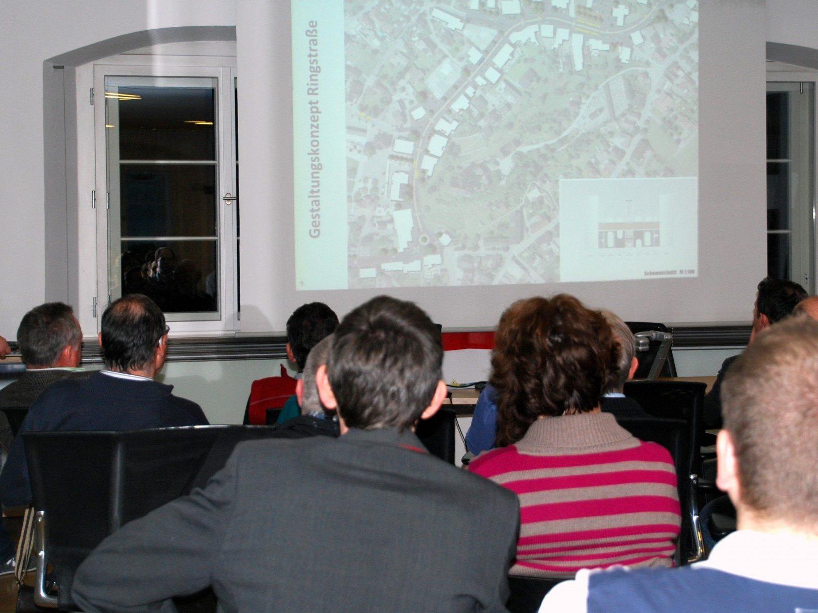 Großes Interesse bei der Präsentation des ersten Planentwurfs für die Neugestaltung der Ringstraße