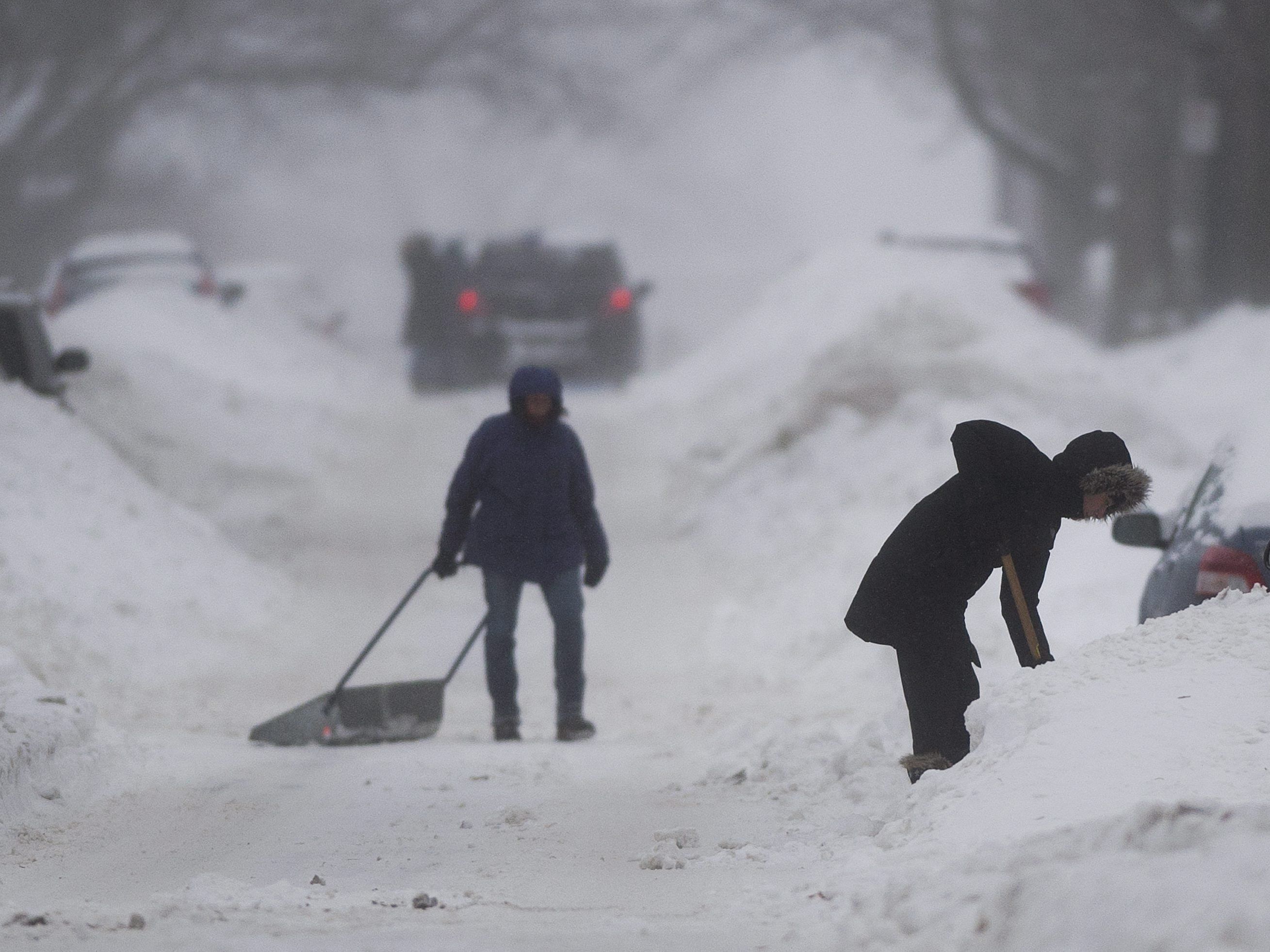 Winter-Chaos in Kanada. Winter-Chaos in Kanada.