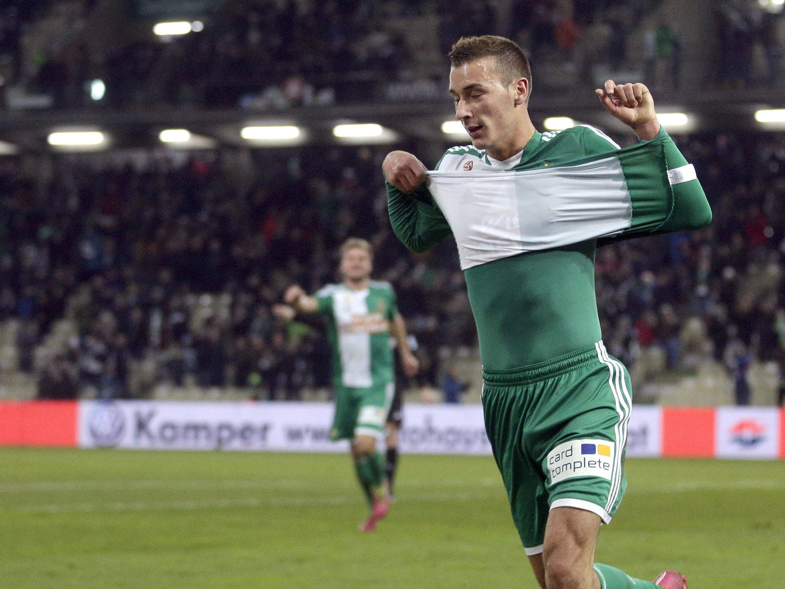 Dominik Wydra verlängerte seinen Vertrag beim SK Rapid Wien bis 2016. Dominik Wydra verlängerte seinen Vertrag beim SK Rapid Wien bis 2016.