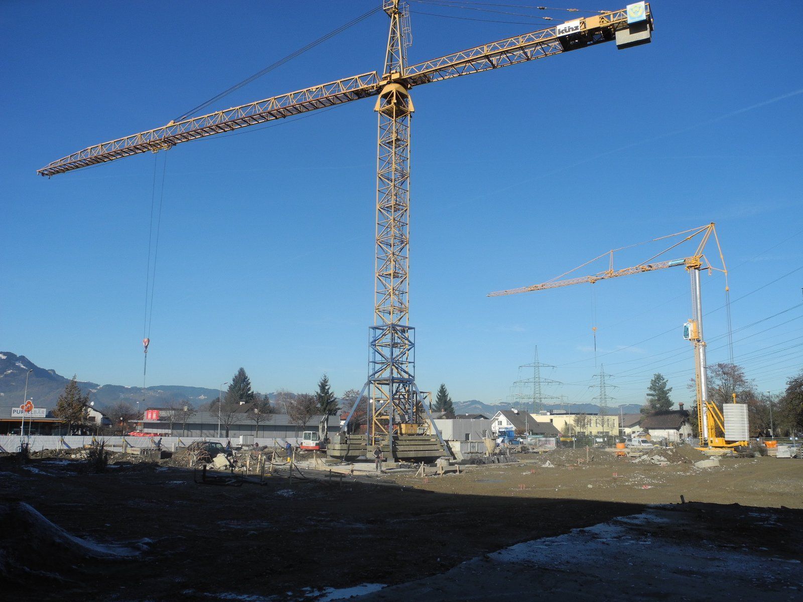 Die Baustelle für das neue Gewerbebauprojekt Passage 22 in Rankweil/Brederis Die Baustelle für das neue Gewerbebauprojekt Passage 22 in Rankweil/Brederis