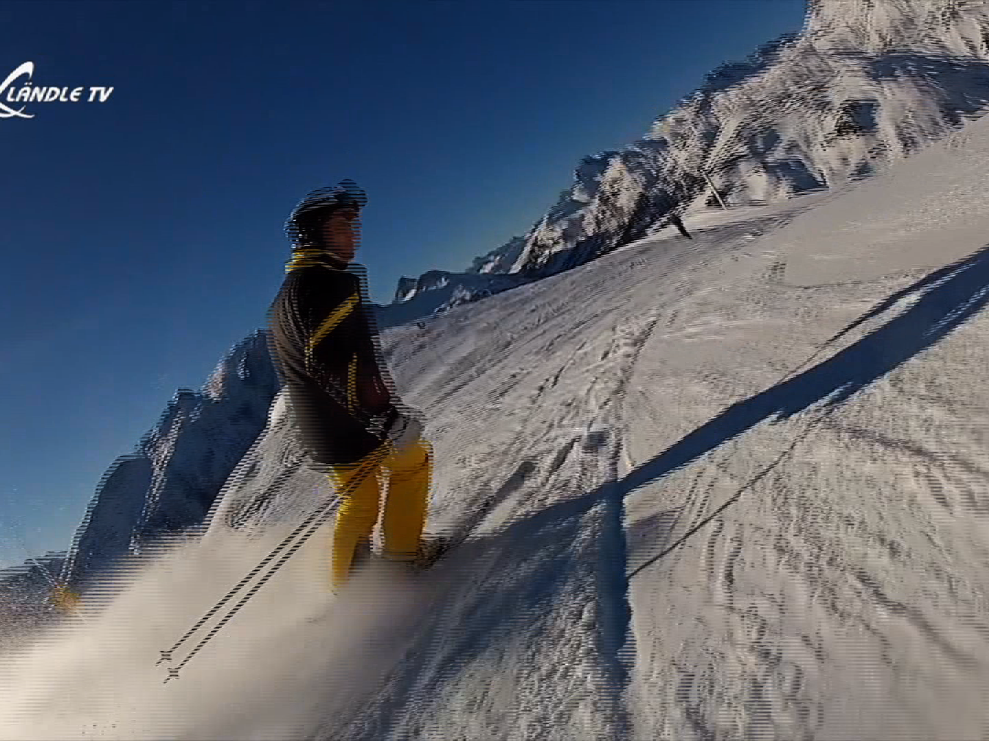 Marc Girardelli beim Skifahren in Lech Marc Girardelli beim Skifahren in Lech