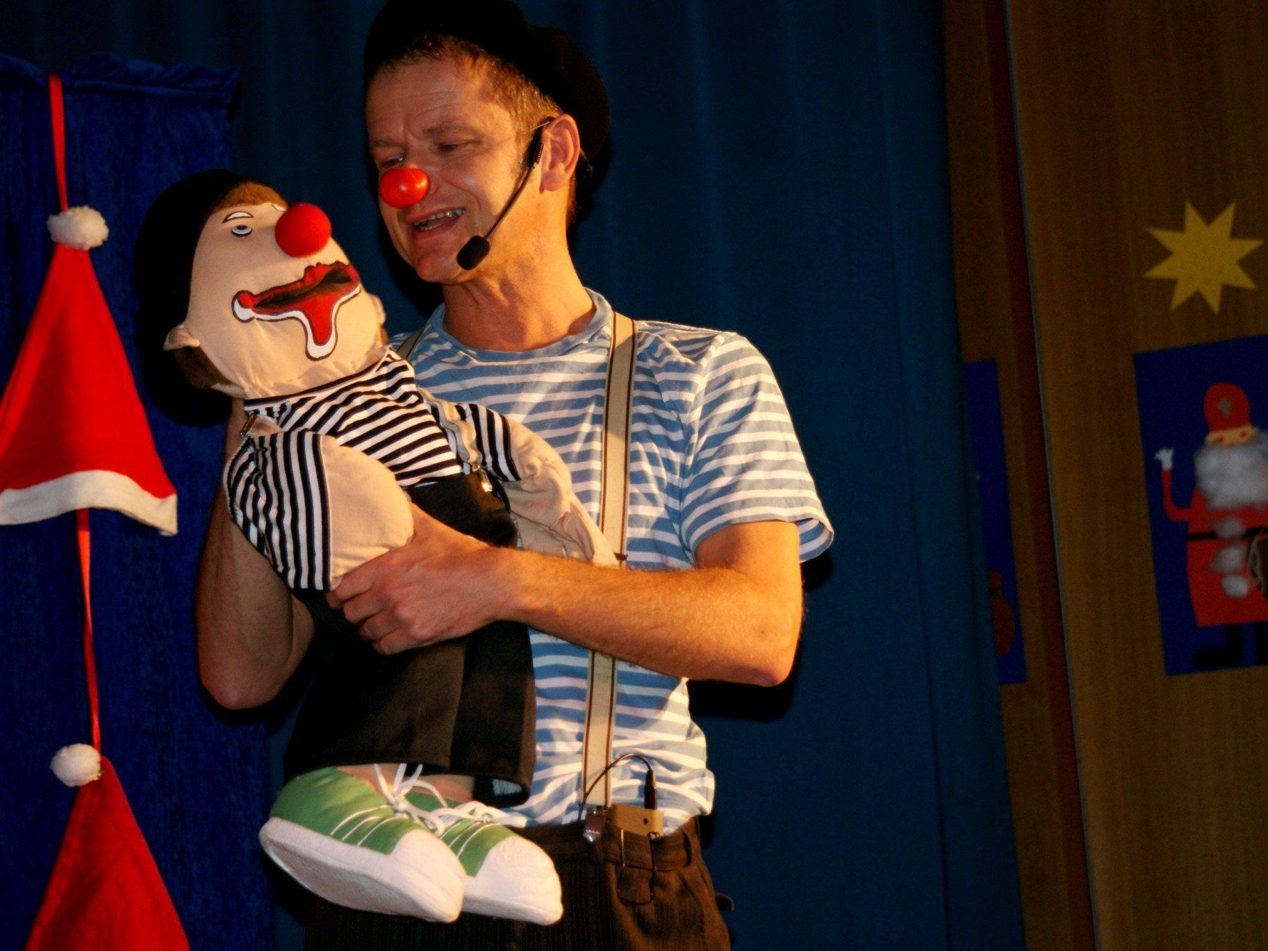 Clown Dido in Aktion Clown Dido in Aktion