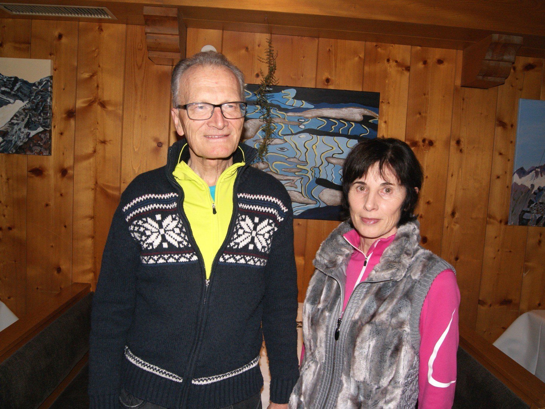 Wilfried und Waltraud Dür bei der Ausstellungseröffnung im Hotel Saladina Wilfried und Waltraud Dür bei der Ausstellungseröffnung im Hotel Saladina