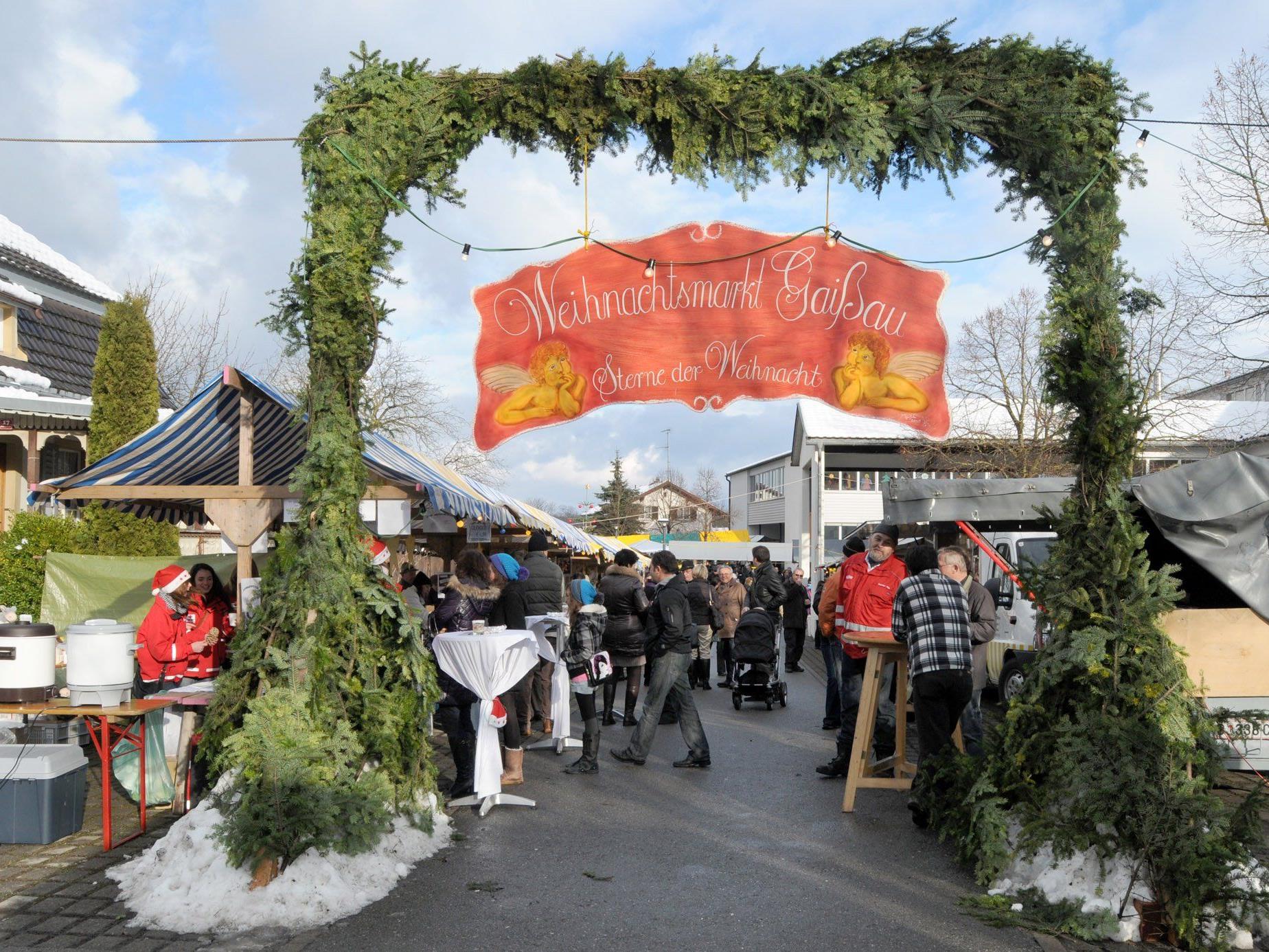 Am 15. Dezember lädt Gaißau zum Weihnachtsmarkt ein.