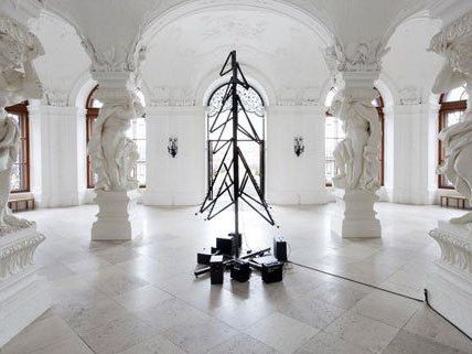 Der Weihnachtsbaum im Schloss Belvedere. Der Weihnachtsbaum im Schloss Belvedere.
