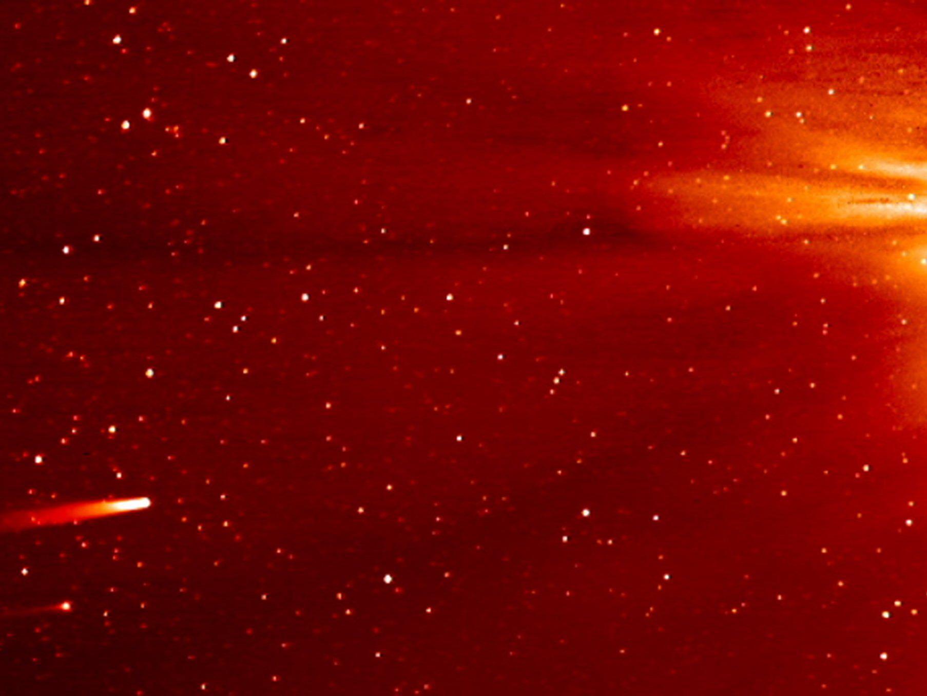 Kometenkern hatte ursprünglich einen Durchmesser von mehreren Kilometern.