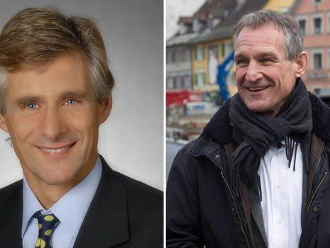 Michael Linhart (l.), Bruder des Bregenzer Bürgermeisters Markus Linhart (r.), wird Spitzenbeamter im Außenministerium.