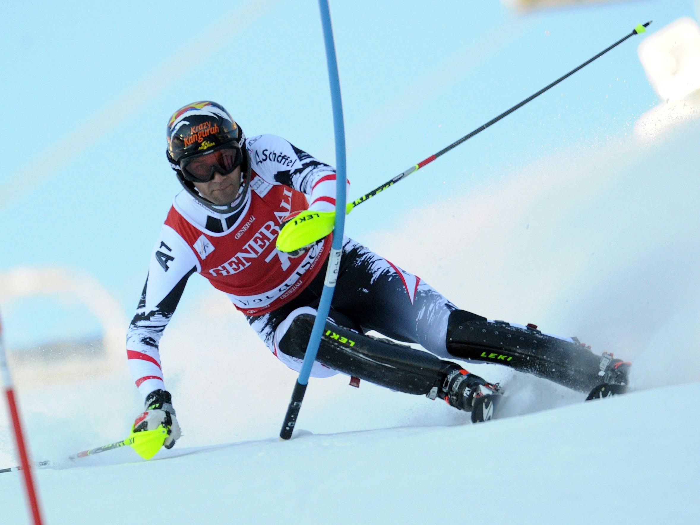 Mario Matt - mit stolzen 34 Lenzen der älteste Slalomsieger im Weltcup.