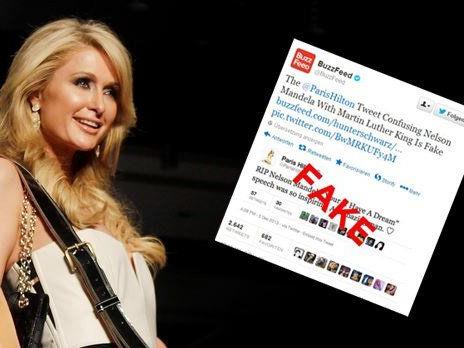 Paris Hilton wurde Opfer eines bösen Scherzes. Paris Hilton wurde Opfer eines bösen Scherzes.