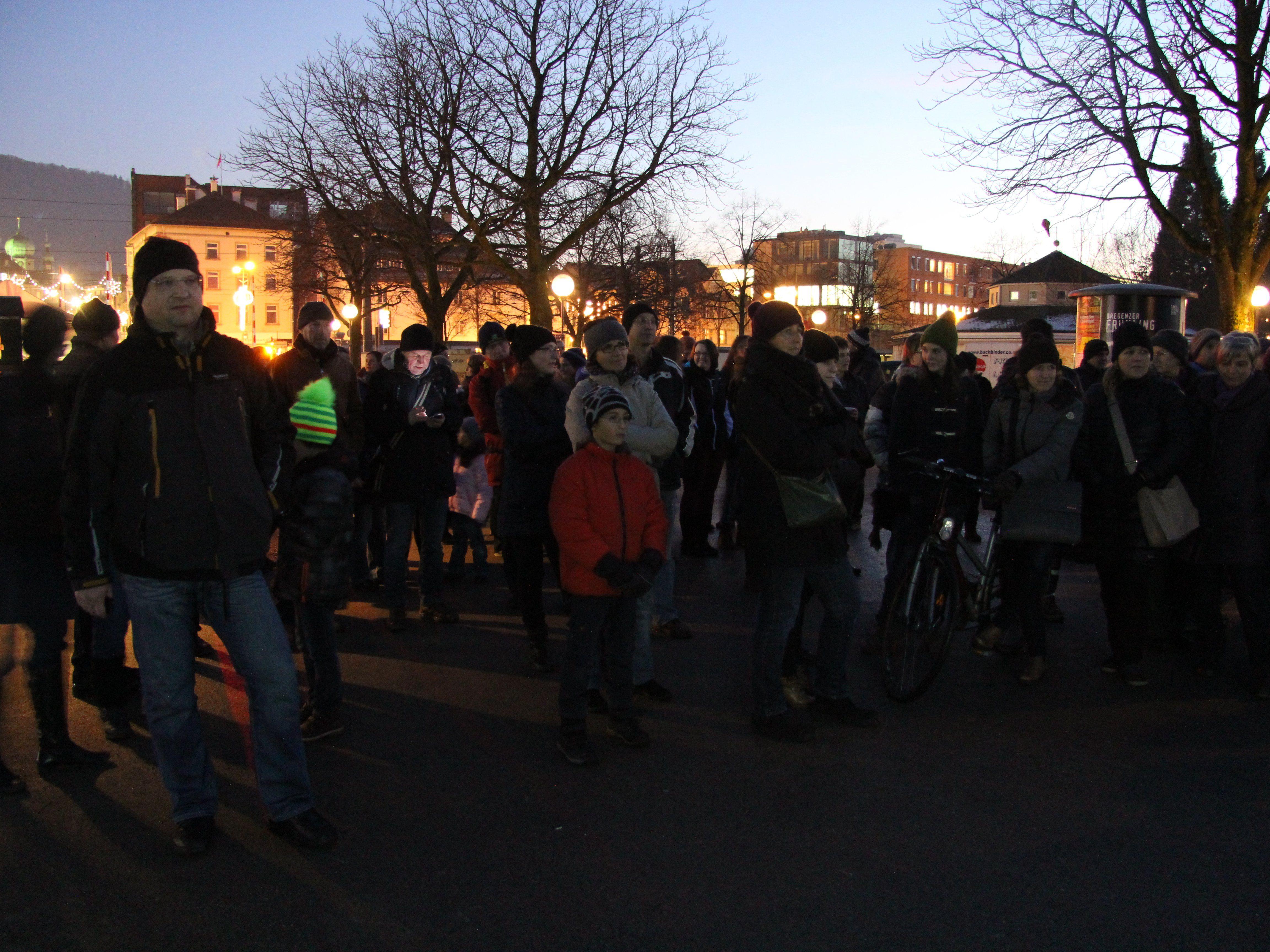 Anti-Regierungs-Demo in Bregenz.
