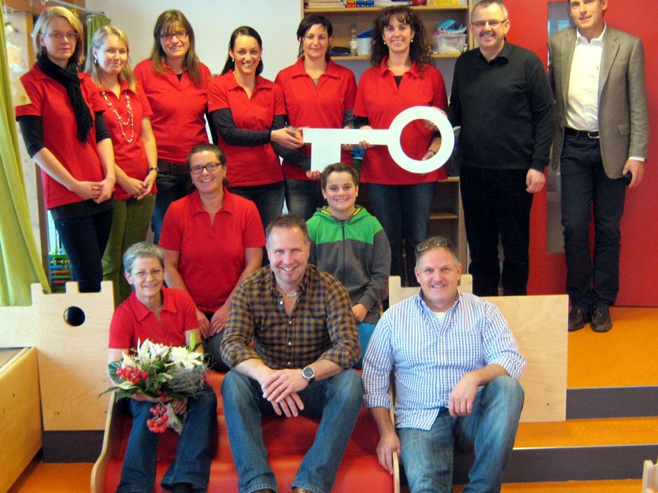 Freude bei der Eröffnung des "Walsernest" im Walserhaus. Freude bei der Eröffnung des "Walsernest" im Walserhaus.