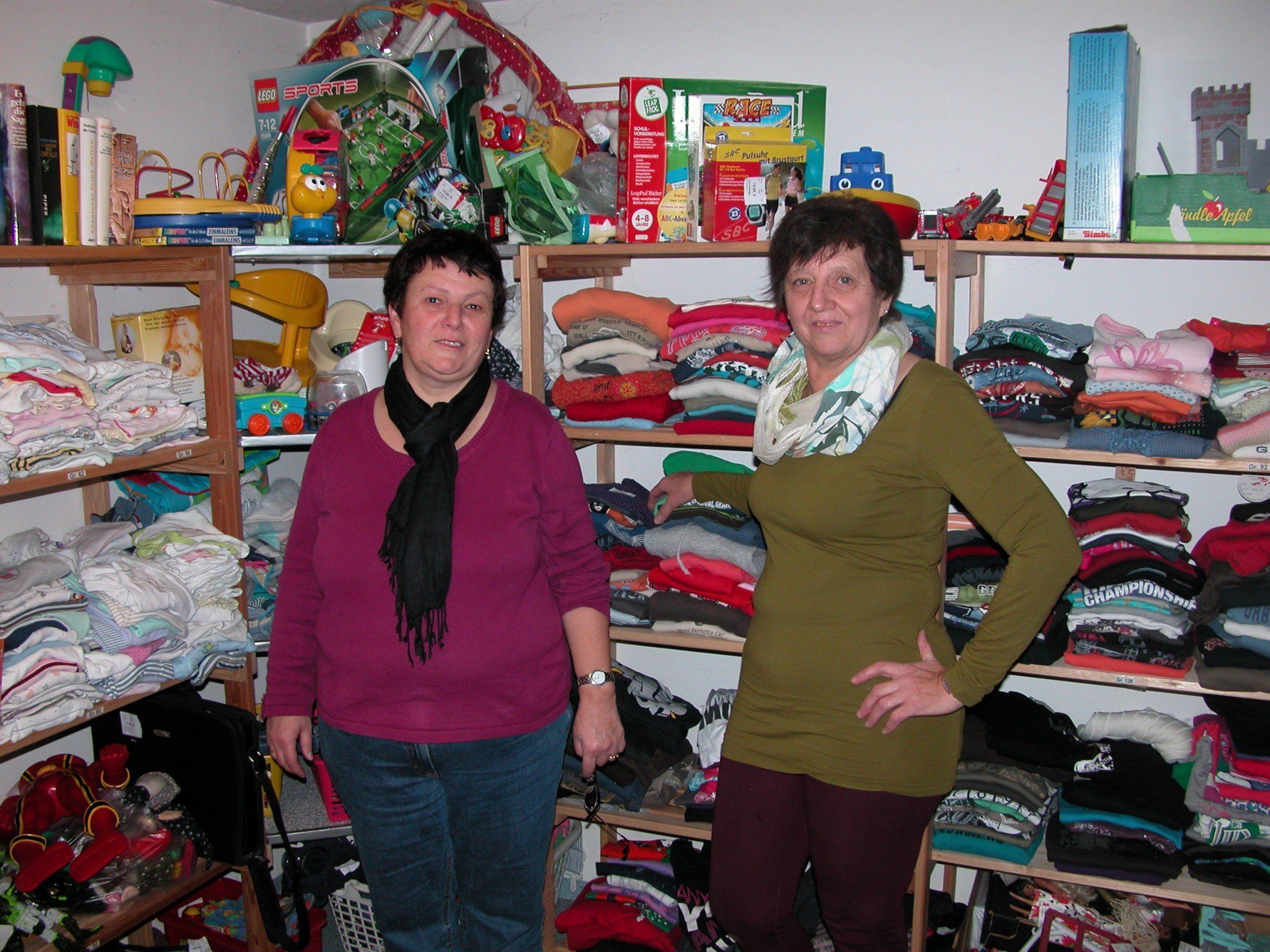 Helga Steurer und Martha Niederacher. Helga Steurer und Martha Niederacher.