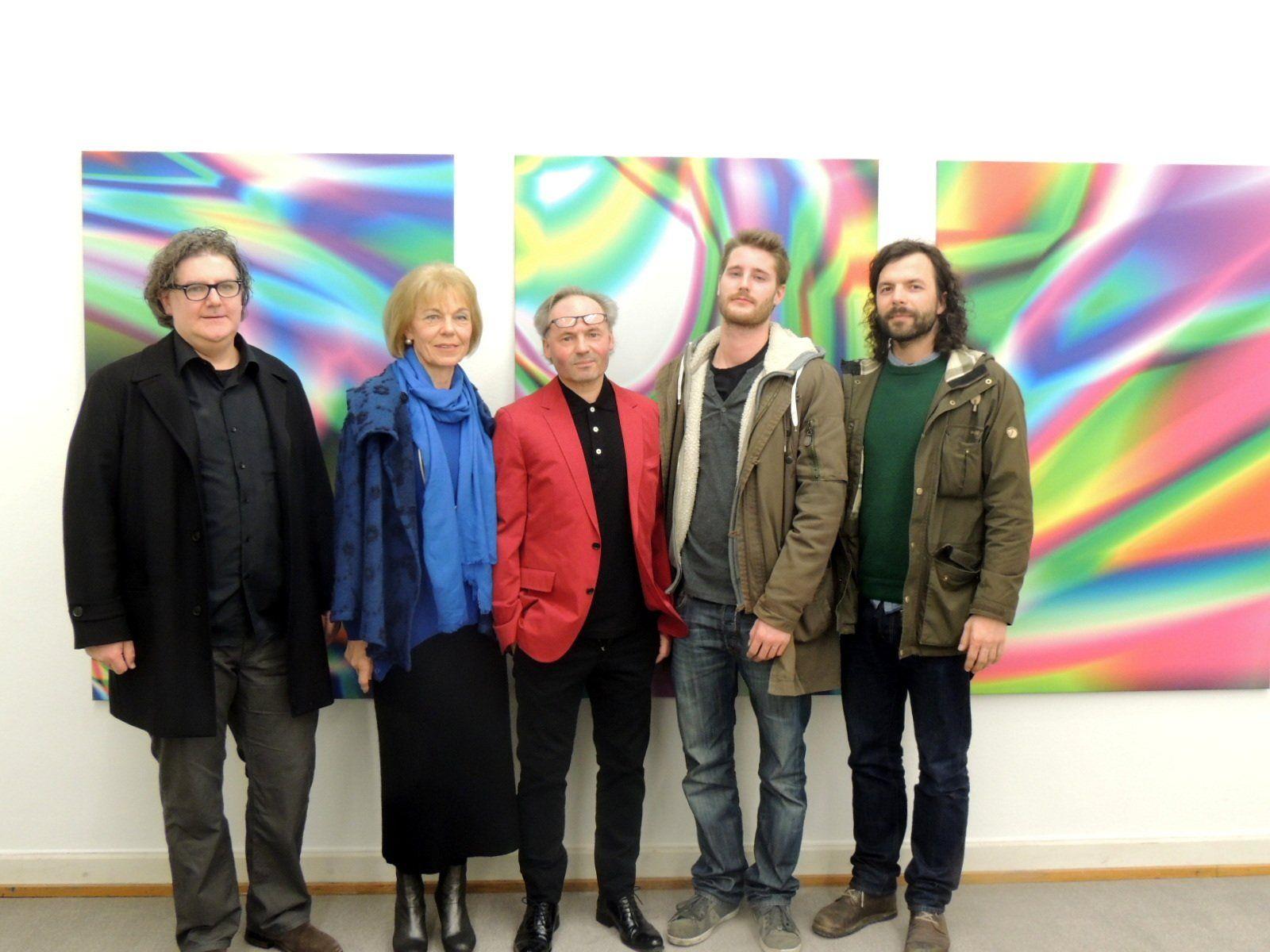 KünstlerInnen Rainer Schneider, Maria Ralser, Werner MARXX Bosch, Felix Groefler und Karl Salzmann