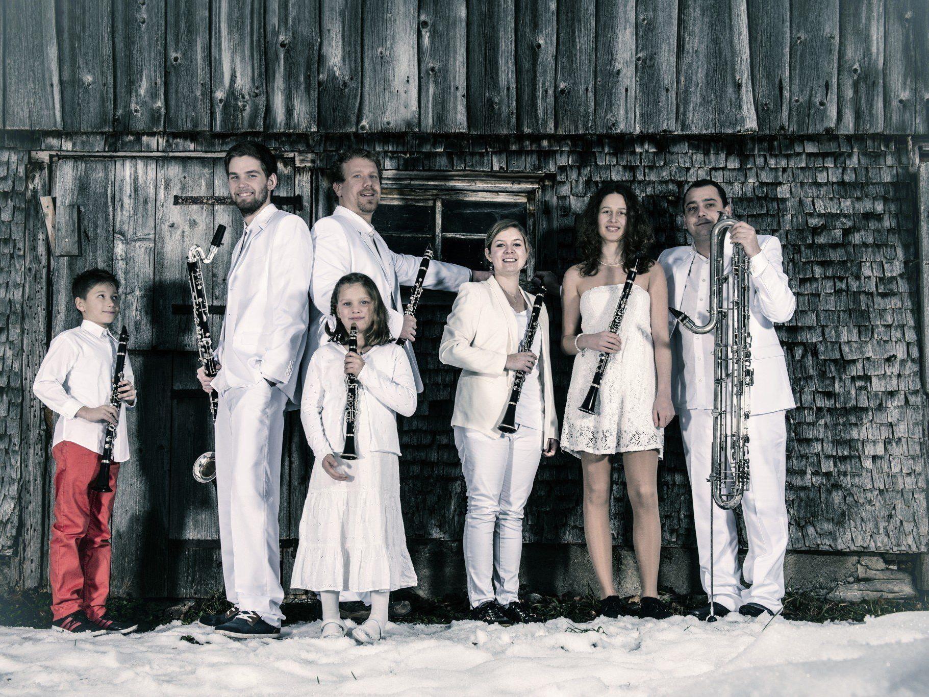 Bei Chorusgrenadill ist die gesamte Klarinetten – Familie vertreten.