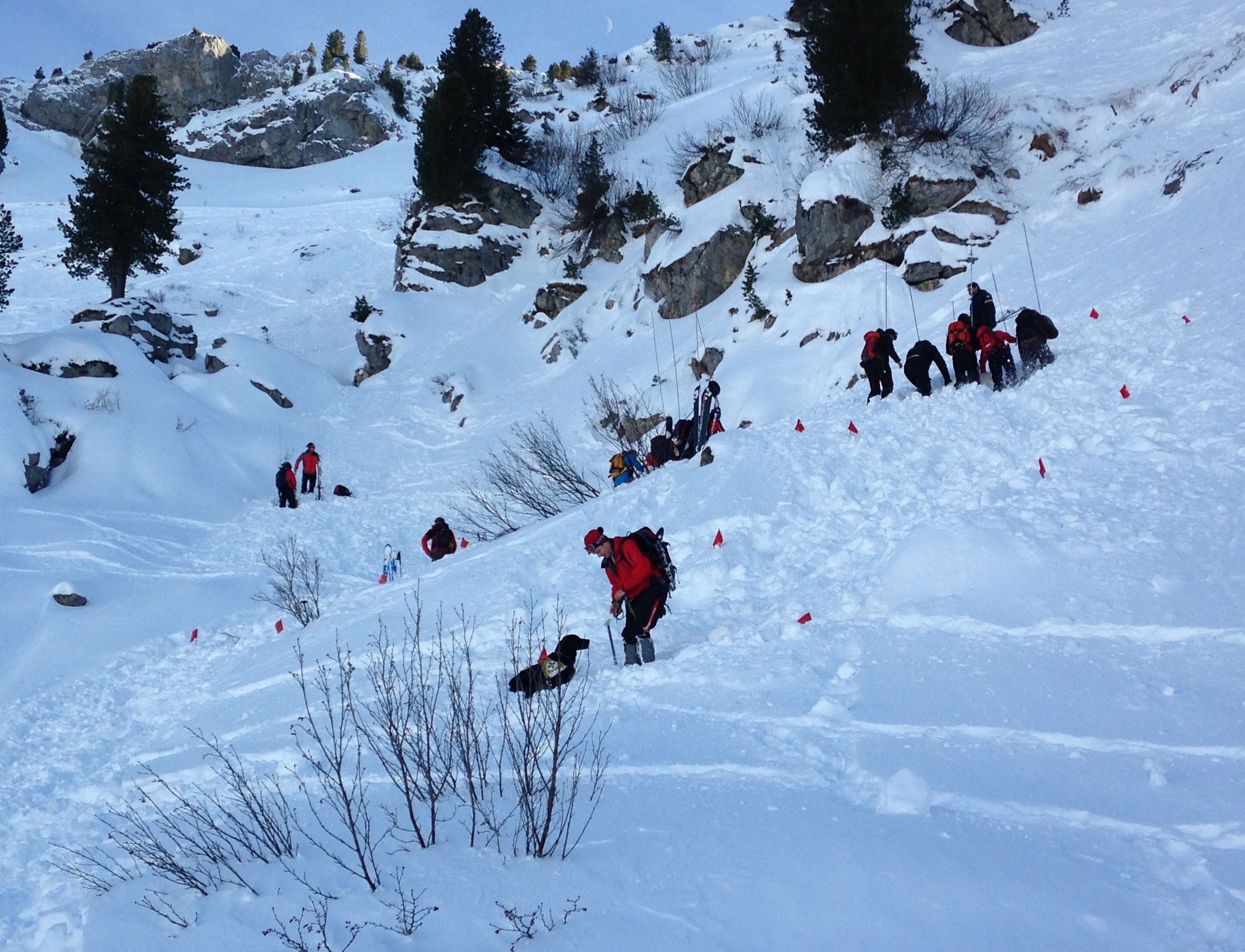 Ein verlorenes Paar Ski löste eine Suchaktion aus. Ein verlorenes Paar Ski löste eine Suchaktion aus.